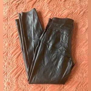 Old Navy Original Straight Leg Faux Leather Pants